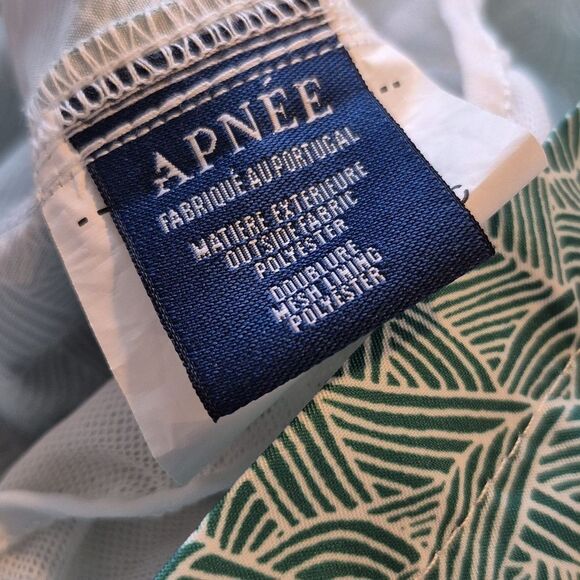 APNEE Green Print Swim Shorts Men’s Size Medium Green - Picture 7 of 11